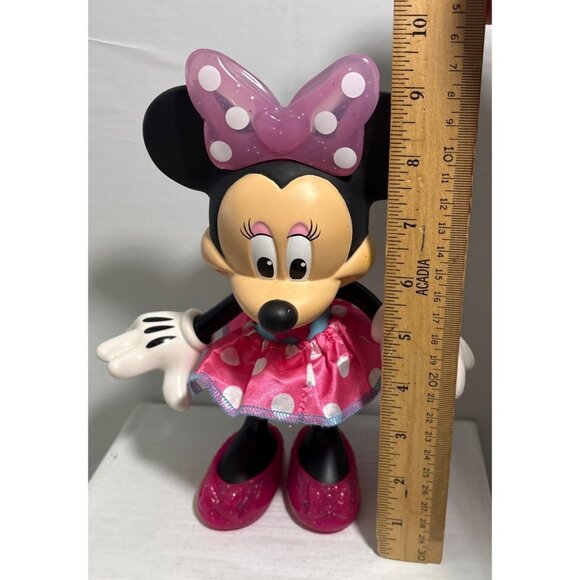 Disney Minnie Mouse Glitz An Glam Singing Doll 9.5" Tall Needs Batteries - Picture 7 of 7